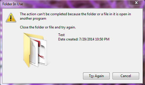 how to find out folder